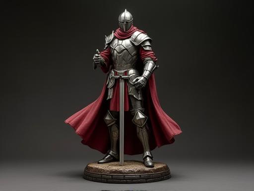 High-detail figure sample 1: Fantasy Knight